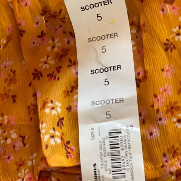 SONOMA FOR LIFE Smocked Tulip Hem Scooter Skirts 5 - Picture 5 of 6